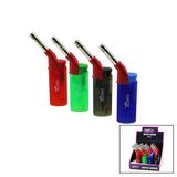 Nerox Nrx-0631 Şeffaf Renkli Eğri Uçlu Mutfak Çakmağı- 24'Li Paket