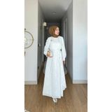 Nes Moda Örgü Kemerli Fisto Elbise