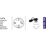 Nesan Kontak Anahtarı Fişek ve Çivi Anahtarlı Ford Traktör-New Holland 35589 - NS10303