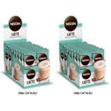 NESCAFÉ Latte Sütlü ve Köpüklü Çözünebilir Kahve Karışımı 14.5 g x 24 (2 paketi)