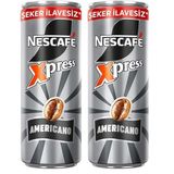 Nescafé Xpress Americano Şekersiz Soğuk Kahve 250 ml 2li paket