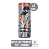 NESCAFÉ XPRESS Americano Soğuk Kahve 250ml x6
