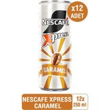 Nescafé Xpress Caramel Soğuk Kahve 250ML X12 - Ice Coffee - 12 Adet