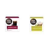 Nescafe 16'lı Dolce Gusto Americano + 16'lı Dolce Gusto Cappuccino Kapsül Kahve