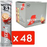 Nescafe 2 Si 1 Arada 48'Li Paket Glütensiz Öğütülmüş Kahve Türkiye Menşeli Zengin Tat