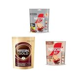 Nescafe 2'si 1 Arada Çözünebilir Kahve Karışımı 10'lu Paket x 3, Nescafé Çözünebilir Kahve Ekopaket 100 G x 1, Nescafe 2si1 Arada Sütlü Köpüklü Mp x 2 - 0,1 kg