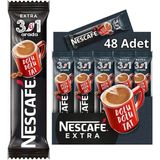 Nescafe 3ü1 Arada Extra Kahve 16,5 gr x 48 Adet Yoğun Aroma ile Dolu Dolu Tat - Kahve Karışımı