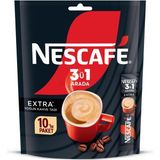 Nescafe 3ü1 Arada Extra Yoğun Kahve Tadı Granül Kahve 10'lu Paket - 17,5 gr