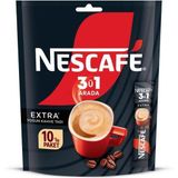 Nescafe 3ü1 Arada Extra Yoğun Kahve Tadı Granül Kahve 10'lu Paket
