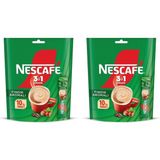 Nescafe 3ü1 Arada Fındık Aromalı Granül Kahve 10'lu Paket (2 Adet) - 17,5 gr