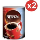 Nescafe Classic Hazır Kahve 1 kg Teneke x 2 Adet - Öğütülmüş - 1,1 kg