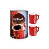 Nescafe Classic Kahve Teneke 1000 Gr + 2 Adet Kupa Bardak