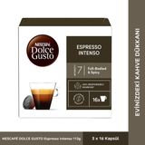 Nescafe Dolce Gusto Espresso Intenso 16 Kapsül Zengin Aroma ve Yoğun Kahve Deneyimi