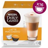 Nescafe Dolce Gusto Latte Macchiato 16 Kapsül 8 Bardak Kahve Uyumlu Kapsüller ile Premium Tat Deneyimi