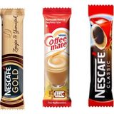 Nescafe Gold 2 gr X50, Nescafe Classic 2 gr X50, Nestle Coffee Mate 5 gr X50 - 300 gr - Cafe Crema