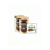 Nescafe Gold 200 Gr 2 Adet Alana Damak Kare Antep Fıstıklı Çikolata