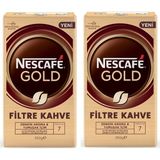 Nescafe Gold 250 gr 2 Adet Filtre Kahve Menşei: Türkiye Zengin Aroma ve Yumuşak İçim