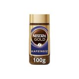 Nescafe Gold Çözünebilir Kahve Kafeinsiz 100 G Kavanoz ( 5 ADET )
