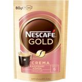 Nescafe Gold Crema 80 G Yumuşak Lezzetli Granül Kahve Menşei Türkiye İle Keyifli Deneyim - 80 gr