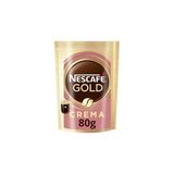 Nescafe Gold Crema 80 gr x 12 Ekonomik Paket Lezzetli Kahve Menşei Türkiye