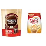 Nescafe Gold Ekonomik Paket 180 gr ve Nestlé Coffee Mate Kahve Beyazlatıcısı 500 g Ekopaket