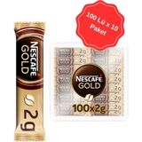 Nescafe Gold Granül Kahve 2gr (100LÜ x 10 Paket) - 2 gr