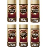 Nescafe Gold Kahve Cam 200 gr x 6 Adet - Öğütülmüş