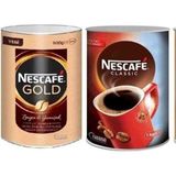 Nescafe Gold Teneke 900 gr + Nescafe Classic Teneke 1 kg - 1,9 kg