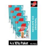 NESCAFE ICE Original Çözünebilir Kahve 10,5g 10'lu Paket 10X4