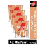 NESCAFE ICE Toffee Nut Aromalı Çözünebilir Kahve 10,5g 10'lu Paket 10X4