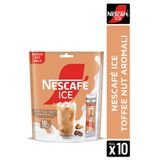 NESCAFE ICE Toffee Nut Aromalı Çözünebilir Kahve 10,5g 10'lu Paket
