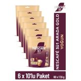 Nescafe Nescafé 3ü1 Arada Gold Yoğun 10'lu Çoklu Paket (6 Adet)