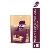 Nescafe Nescafé 3ü1 Arada Gold Yoğun 10'lu Çoklu Paket