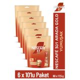 Nescafe Nescafé 3ü1 Arada Gold Yumuşak 10'lu Çoklu Paket (6 Adet)
