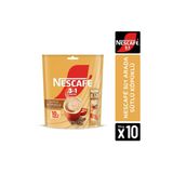 Nescafe Nescafé 3Ü1 Arada Sütlü Köpüklü Çözünebilir Kahve 17,4G 10'Lu Paket