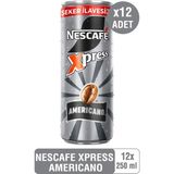 Nescafe Nescafé Xpress Americano Soğuk Kahve 250ML X12 - Ice Coffee - 250 ml