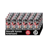 Nescafe Xpress Americano Şekersiz Soğuk Kahve 250 ml x 24 Adet - 1 Paket - Ice Coffee
