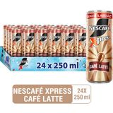 Nescafe Xpress Café Latte Şeker Ilavesiz Soğuk Kahve 250ML X24 - Ice Coffee - 250 ml
