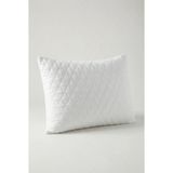 Nesco 50X70 4 Adet Kapitoneli Yastık Alezi Fermuarlı Yastık Koruyucu Beyaz - 50 x 70 cm