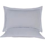 Nesco 50X70 Yastık ve Volanlı Yastık Kılıfı 900GR ( Dolu ) - 50 x 70 cm - Gri