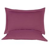 Nesco 50X70 Yastık ve Volanlı Yastık Kılıfı 900GR ( Dolu ) - 50 x 70 cm - Mürdüm