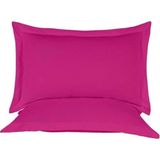 Nesco 50X70 Yastık ve Volanlı Yastık Kılıfı 900GR ( Dolu ) - 50 x 70 cm - Pembe