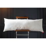 Nesco Dolgun Yan Yatış ve Hamile Yastığı Uzun Yastık 40X120 - 1200GR - 40 x 60 cm - Beyaz
