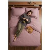 Nesco Gül Kurusu Çift Kişilik %100 Pamuk Nevresim Takımı 200X220 Nevresim 160X200 Çarşaf 4 Yastık Kılıfı - Pembe - 200 x 220 cm