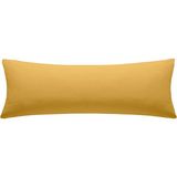 Nesco Tek Kişilik Yatak Yastığı , Uzun Yastık , Dekoratif Uzun Yastık 50X100 Yastık Silikon - 50 x 100 cm - Hardal