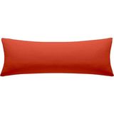 Nesco Tek Kişilik Yatak Yastığı , Uzun Yastık , Dekoratif Uzun Yastık 50X100 Yastık Silikon - 50 x 100 cm - Kiremit Rengi