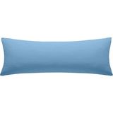 Nesco Tek Kişilik Yatak Yastığı , Uzun Yastık , Dekoratif Uzun Yastık 50X100 Yastık Silikon - 50 x 100 cm - Mavi