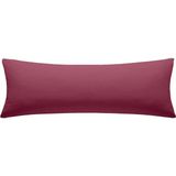 Nesco Tek Kişilik Yatak Yastığı , Uzun Yastık , Dekoratif Uzun Yastık 50X100 Yastık Silikon - 50 x 100 cm - Mürdüm