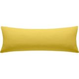 Nesco Tek Kişilik Yatak Yastığı , Uzun Yastık , Dekoratif Uzun Yastık 50X100 Yastık Silikon - 50 x 100 cm - Sarı
