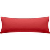 Nesco Uzun Yastık Kılıfı 50X150 cm - 50 x 150 - Kırmızı